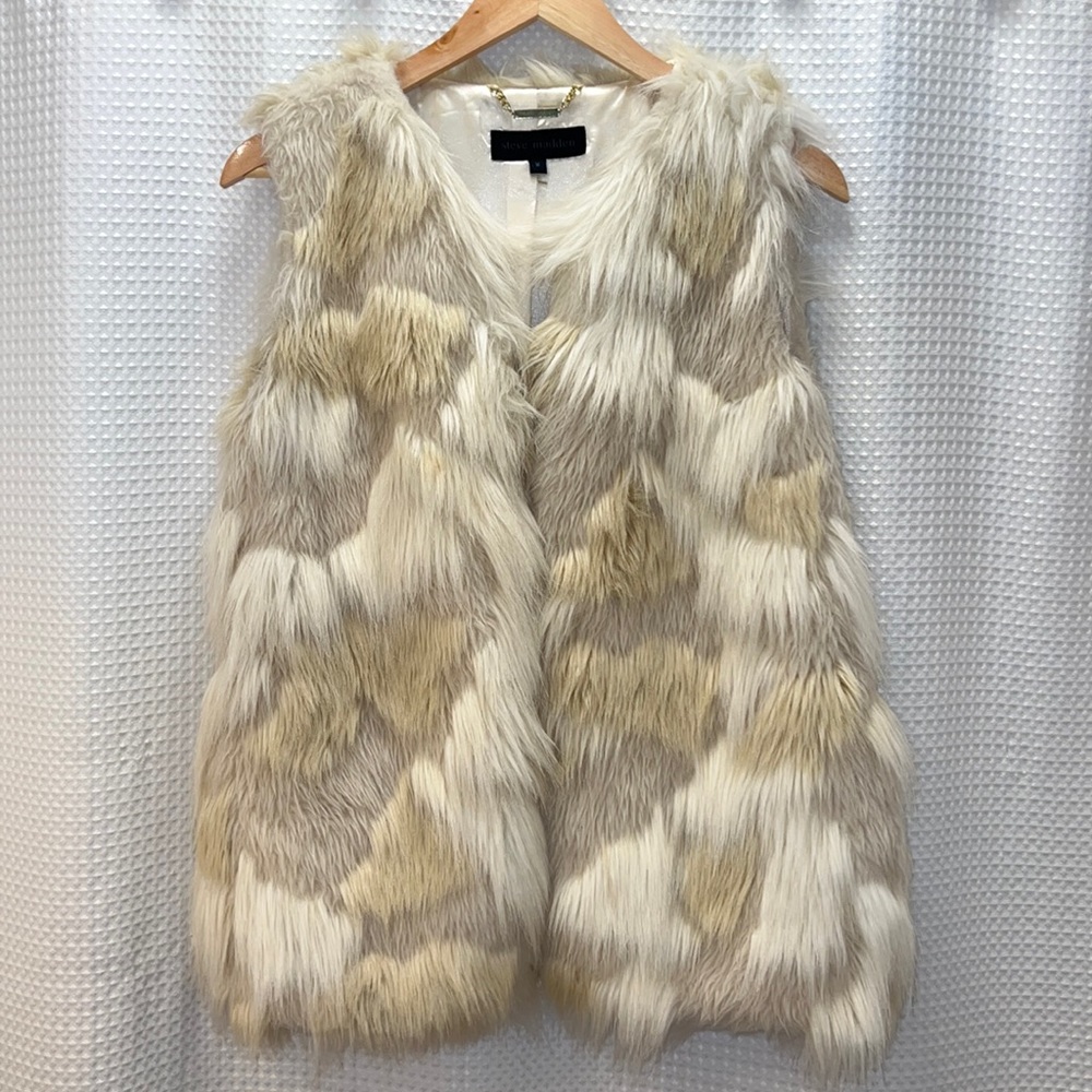 Steve Madden faux fur vest